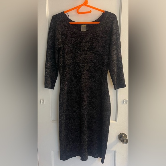 Anthropologie Taylor Form Fitting Midi Dress Size M - Picture 1 of 4